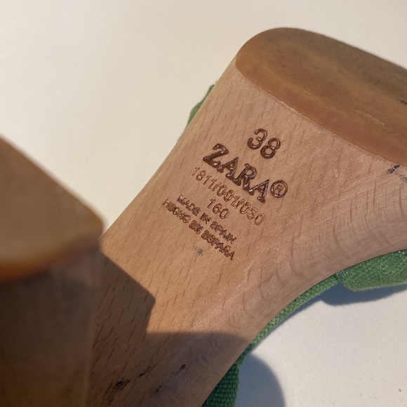 Zara Heels Green - Picture 3 of 6